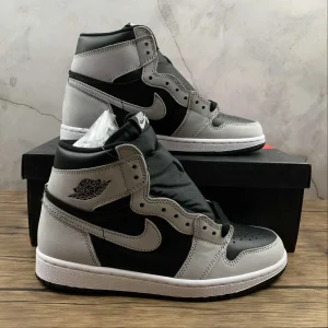 AJ1 Grey Pearl Black