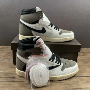 Air Jordan 1 White Travis