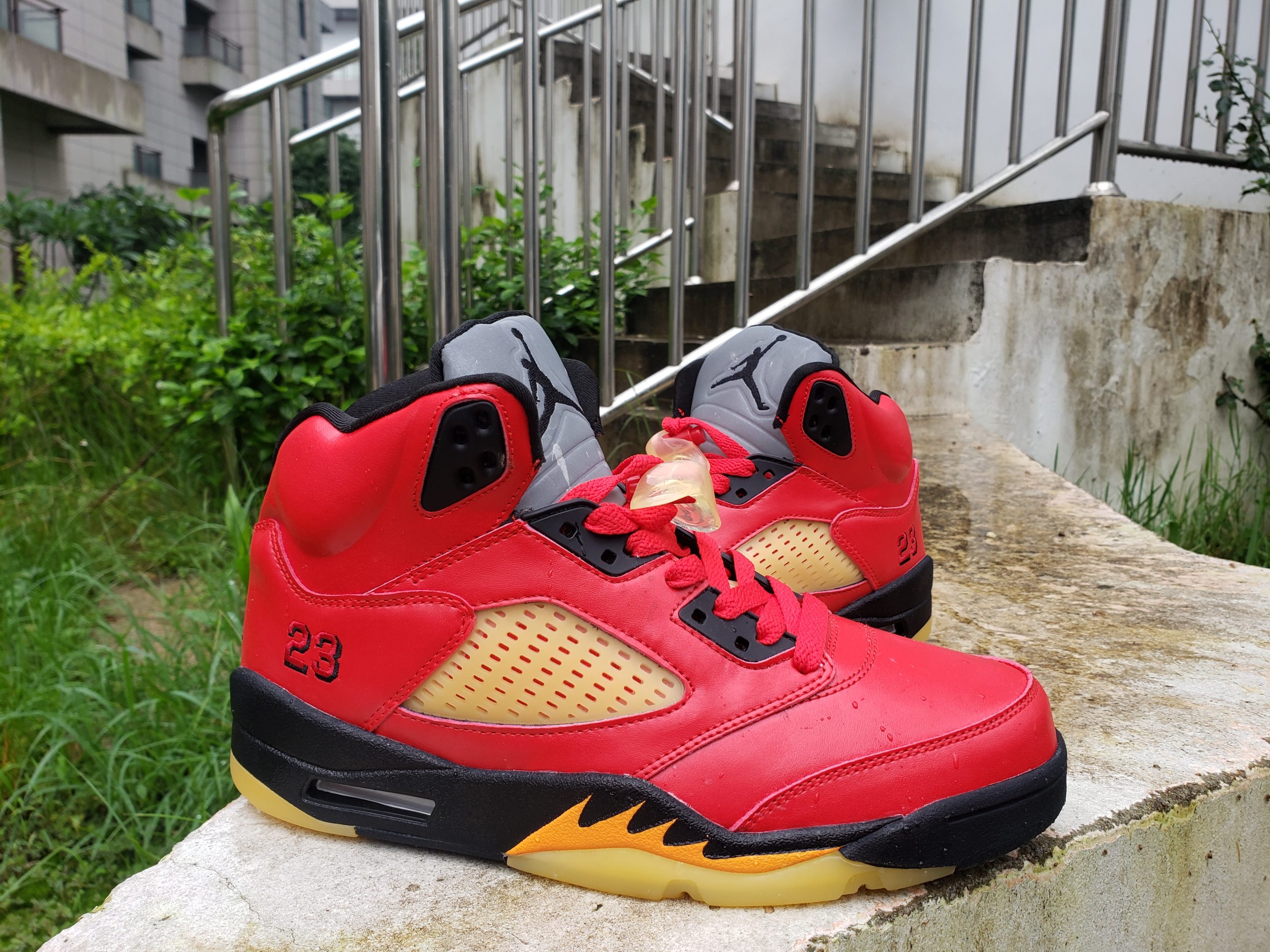 Air Jordan 5 Raging bull 2000 - Rainbow Sneakers