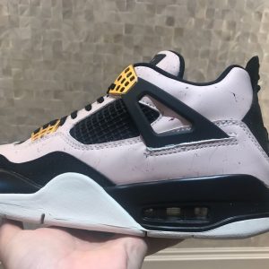 AJ4 head layer marble men's shoes