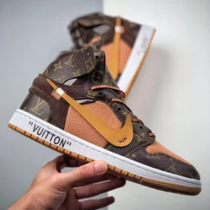 AJ1 x Off-White – Coffee Bronw